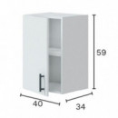 Cocina Esquinera Kit Blanca Kira MOMI 220+220 Cm