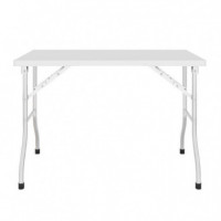 Mesa de Trabajo Inox Plegable LARRYHOUSE 120X60X80 Cm