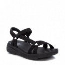 XTI Sandalias Negras 141203-NEGRO