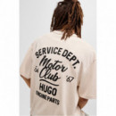 HUGO Camiseta Blanca 50534754-125