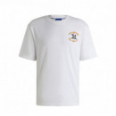 HUGO Camiseta Blanca 50536126-100