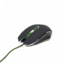 GEMBIRD Raton Gaming con Led Verde