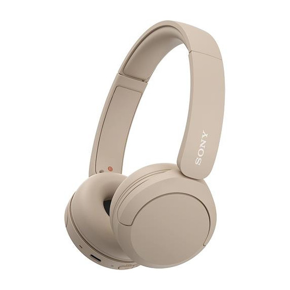 SONY Auricular de Casco BLUETOOTH WH-CH520 Beige Funcion Manos Libres