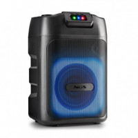 Altavoz NGS Wild Club 80W Rgb Usb/microsd/bluetooth/microfono/aux