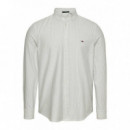 Tjm Slim Stripe Oxford Shirt Ext Cloudy  TOMMY JEANS