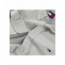Tjm Slim Stripe Oxford Shirt Ext Cloudy  TOMMY JEANS