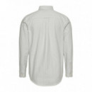 Tjm Slim Stripe Oxford Shirt Ext Cloudy  TOMMY JEANS
