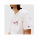 Tjm Reg Dna Tee Ext Ecru  TOMMY JEANS