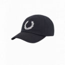 Gorros y Gorras Gorra FRED PERRY Lona Logotipo Negro