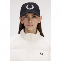 Gorros y Gorras Gorra FRED PERRY Lona Logotipo Negro