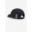 Gorros y Gorras Gorra FRED PERRY Lona Logotipo Negro