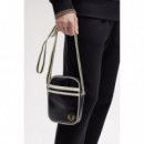 Bolsa Bolso FRED PERRY Bandolera Pequeña Negro