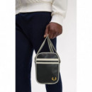 Bolsa Bolso FRED PERRY Bandolera Pequeña Verde Noche