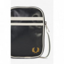 Bolsa Bolso FRED PERRY Bandolera Pequeña Verde Noche