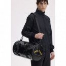 Bolsa Bolso FRED PERRY de Deporte Tonal Negro / Dorado