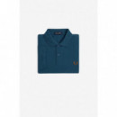 Polos Polo FRED PERRY M6000 Azul Petróleo