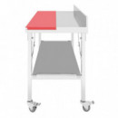 Mesa de Trabajo Inox con Placa de Corte LARRYHOUSE 100X60X80 Cm