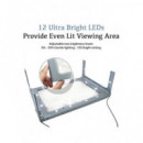 Magnipros Lupa  Luz Led de Pagina Completa A4 3X con Patas Plegables para Lectura Manos Libres 42120  LALO