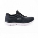 SKECHERS Summits Fun Flare Black/white
