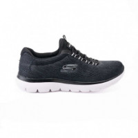 SKECHERS Summits Fun Flare Black/white