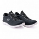 SKECHERS Summits Fun Flare Black/white