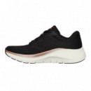 SKECHERS Arch Fit 2.0 Glow The Distance Black/rose Gold