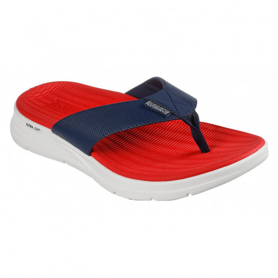 SKECHERS GO CONSISTENT SANDAL NAVY/RED