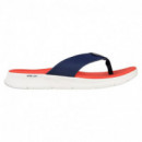 SKECHERS GO CONSISTENT SANDAL NAVY/RED