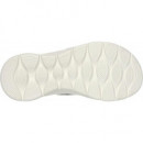 SKECHERS Go Walk Flex Sandal Impressed Gray