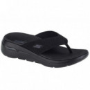 SKECHERS Arch Fit Go Walk Sandal Luminous Black