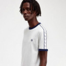 Camiseta Ringer con Cinta  FRED PERRY