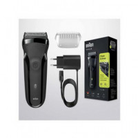 BRAUN Afeitadora Barba Series 3 300S Recargable y con Cable