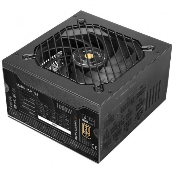FUENTE DE ALIMENTACION MARS GAMING MBP 1000W 80+ G
