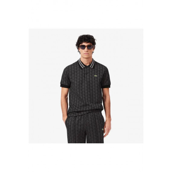 Polos Polo LACOSTE Monogram Jacquard para Hombre