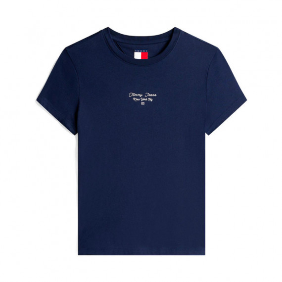 Camiseta de Punto con Logo y Corte Slim  TOMMY HILFIGER