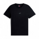 Camiseta de Punto con Logo Tonal  TOMMY HILFIGER