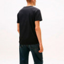 Camiseta de Punto con Logo Tonal  TOMMY HILFIGER