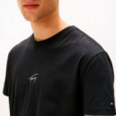 Camiseta de Punto con Logo Tonal  TOMMY HILFIGER