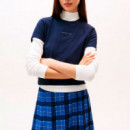 Camiseta de Cuello Redondo con Logo Lineal  TOMMY HILFIGER