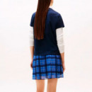 Camiseta de Cuello Redondo con Logo Lineal  TOMMY HILFIGER