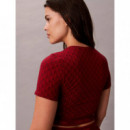 Short Sleeve Top 19163 Seamless Emblem+d  CALVIN KLEIN