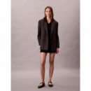 Ss Aop Jacquard Mini Dress Black  CALVIN KLEIN