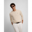 Jersey Classic Cuello Redondo Beige Clar  SILBON