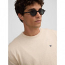 Jersey Classic Cuello Redondo Beige Clar  SILBON