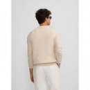 Jersey Classic Cuello Redondo Beige Clar  SILBON