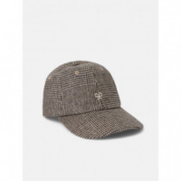 Gorra Principe de Gales Beige  SILBON