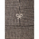 Gorra Principe de Gales Beige  SILBON