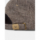Gorra Principe de Gales Beige  SILBON