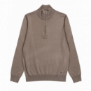 Jerséis y Sudaderas Jersey GIANNI LUPO GL35136GZ Cremallera Camel
