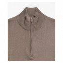 Jerséis y Sudaderas Jersey GIANNI LUPO GL35136GZ Cremallera Camel